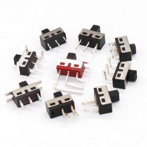Slide Switch SS12D10 Elektronisch speelgoed Glijdende schakelaar 2-Positie 3-pin single-Stage Band Switch